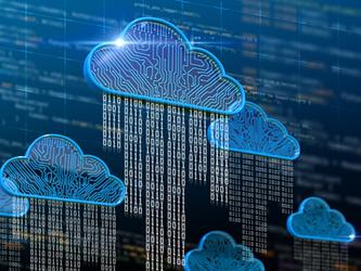 Clouds 'raining' data